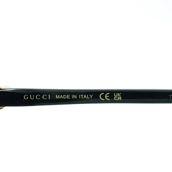 Gucci GG1071 Cat Eye Sunglasses Black Gray OS - Picture 8 of 15